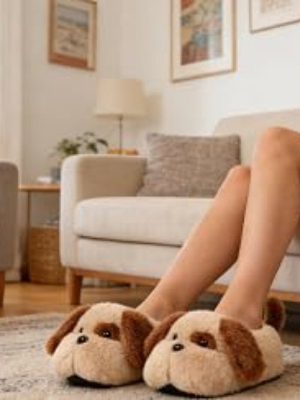 Women Animal Slippers Cute Plush House Shoes Warm Novelty Cartoon Slippers Gifts